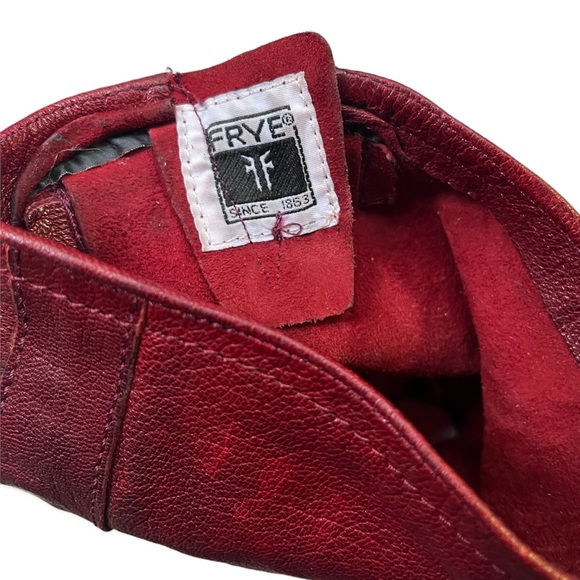 Frye Veronica Slouch Tall Boots in Oxblood Red, size 7.5 - Picture 12 of 13